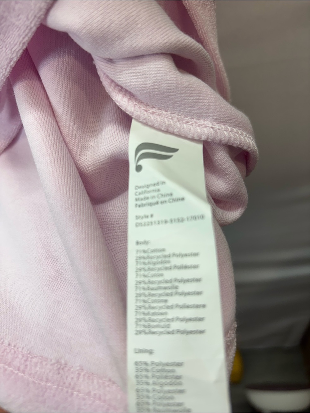 Fabletics Pink Terry Baby Doll Mini Dress XS Sleeveless Halter Button Solid - Picture 4 of 16